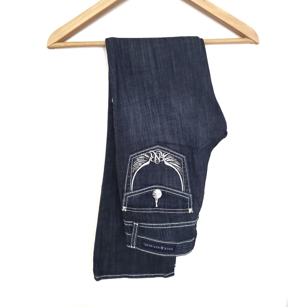 Rock & Republic Kasandra Boot Cut Jeans Size 4